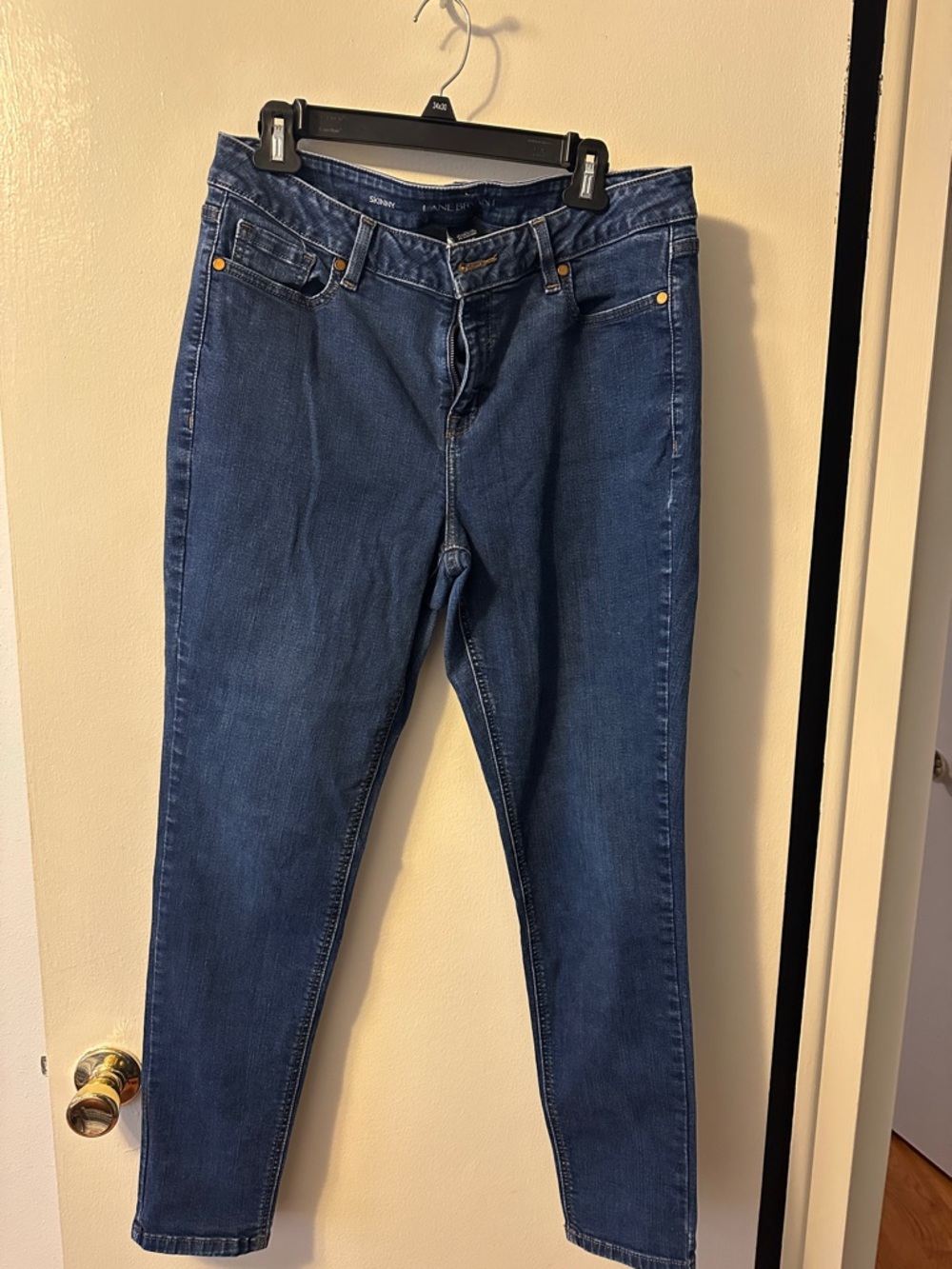 Lane Bryant Dark Blue Skinny Jeans